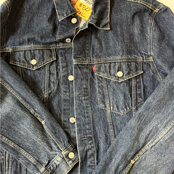 Levi's Blue Jean Jacket with Classic Design - Picture 4 of 5